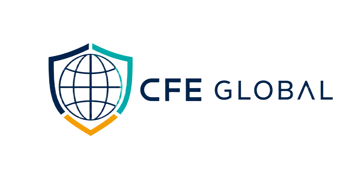 Logo 1 — Globe in shield, horizontal lockup